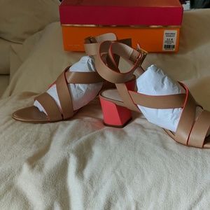 Kate Spade Kensley block heel ankle strap sandals